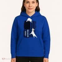 Coon Hunting American Flag Dog Hoodie thumb 5