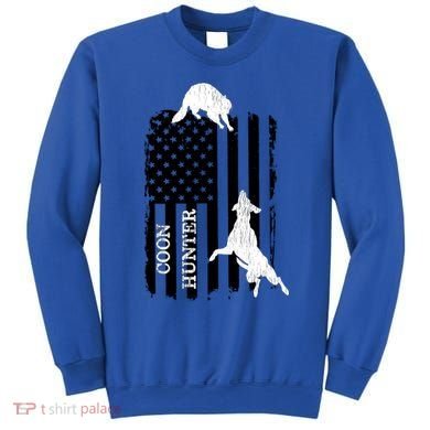 Coon Hunting American Flag Dog Sweatshirt