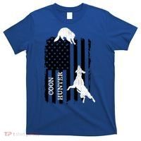 Coon Hunting American Flag Dog T-Shirt thumb 0