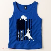 Coon Hunting American Flag Dog Tank Top thumb 2