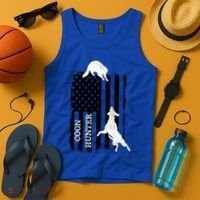 Coon Hunting American Flag Dog Tank Top thumb 4