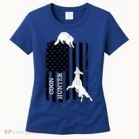 Coon Hunting American Flag Dog Women's T-Shirt thumb 0