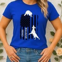 Coon Hunting American Flag Dog Women's T-Shirt thumb 2