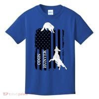 Coon Hunting American Flag Dog Kids T-Shirt thumb 0