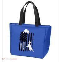 Coon Hunting American Flag Dog Tote Bag thumb 3