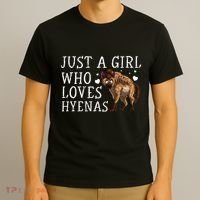 Cool Hyena Art Wo Wildlife Africa Zoo Keeper Animal T-Shirt thumb 3