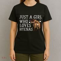 Cool Hyena Art Wo Wildlife Africa Zoo Keeper Animal T-Shirt thumb 4