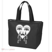Crying Heart American Traditional Tattoo Old School Flash Tote Bag thumb 3