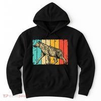 Cool Hyena Africa Animal Zookeeper Retro Hyena Hoodie thumb 0