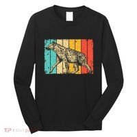 Cool Hyena Africa Animal Zookeeper Retro Hyena Long Sleeve Shirt thumb 0