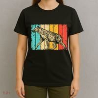 Cool Hyena Africa Animal Zookeeper Retro Hyena T-Shirt thumb 4