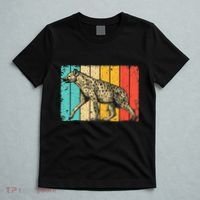 Cool Hyena Africa Animal Zookeeper Retro Hyena T-Shirt thumb 5