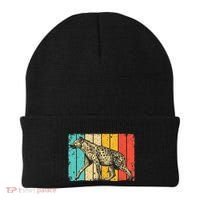 Cool Hyena Africa Animal Zookeeper Retro Hyena Beanie thumb 0