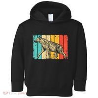 Cool Hyena Africa Animal Zookeeper Retro Hyena Toddler Hoodie thumb 0