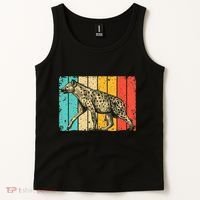 Cool Hyena Africa Animal Zookeeper Retro Hyena Tank Top thumb 2