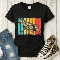 Cool Hyena Africa Animal Zookeeper Retro Hyena Women's T-Shirt thumb 3