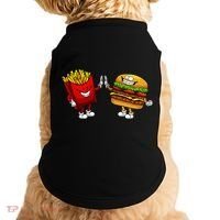 Cute Hamburger Art  Hamburger French Doggie Tank thumb 0