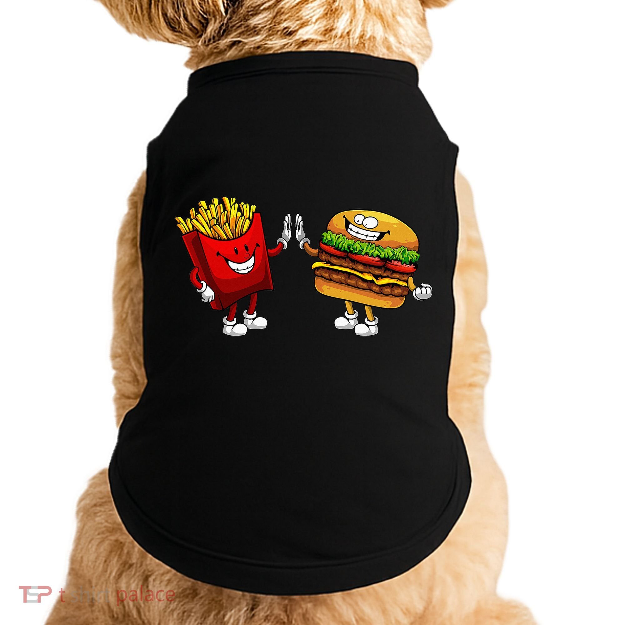 Cute Hamburger Art  Hamburger French Doggie Tank