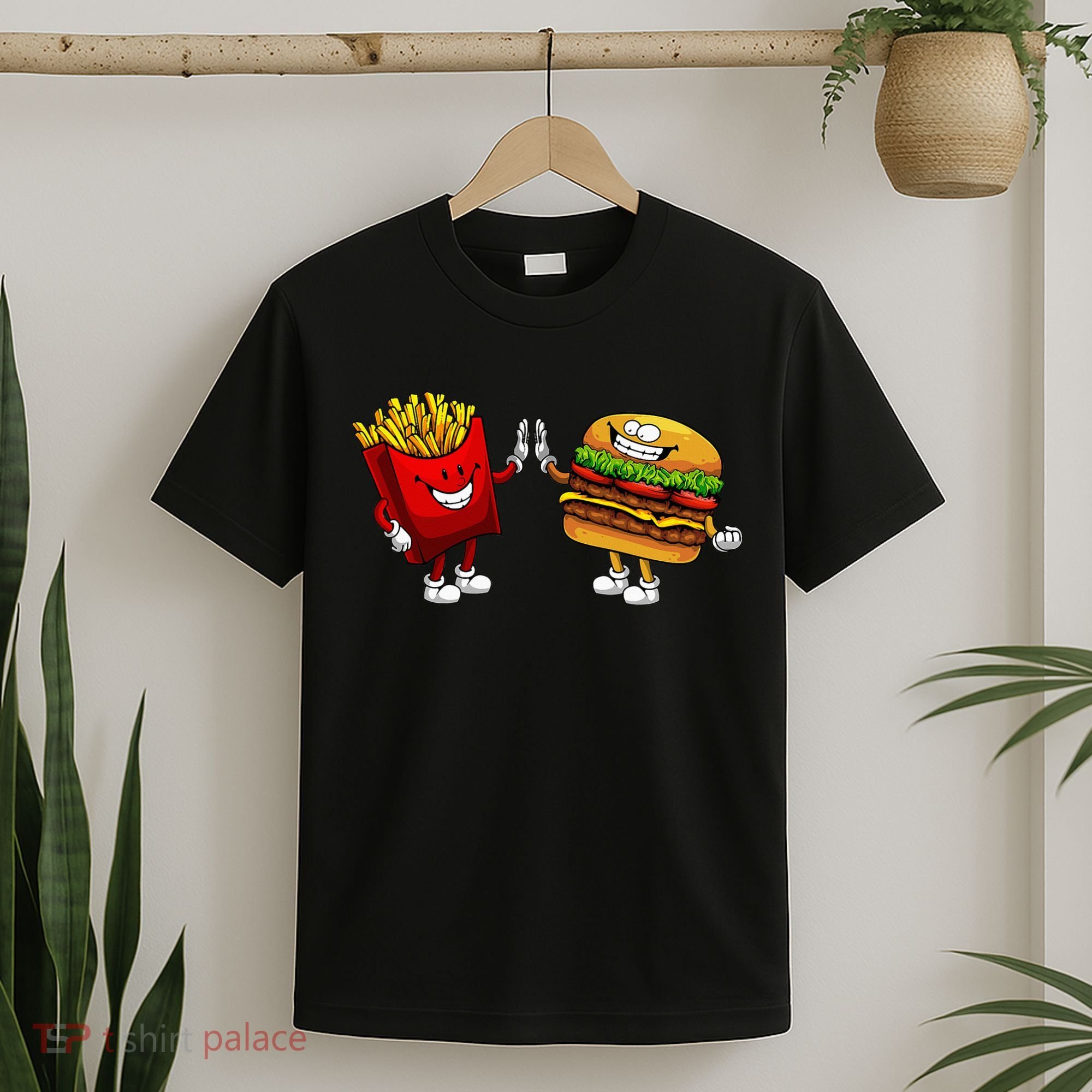 Cute Hamburger Art  Hamburger French T-Shirt