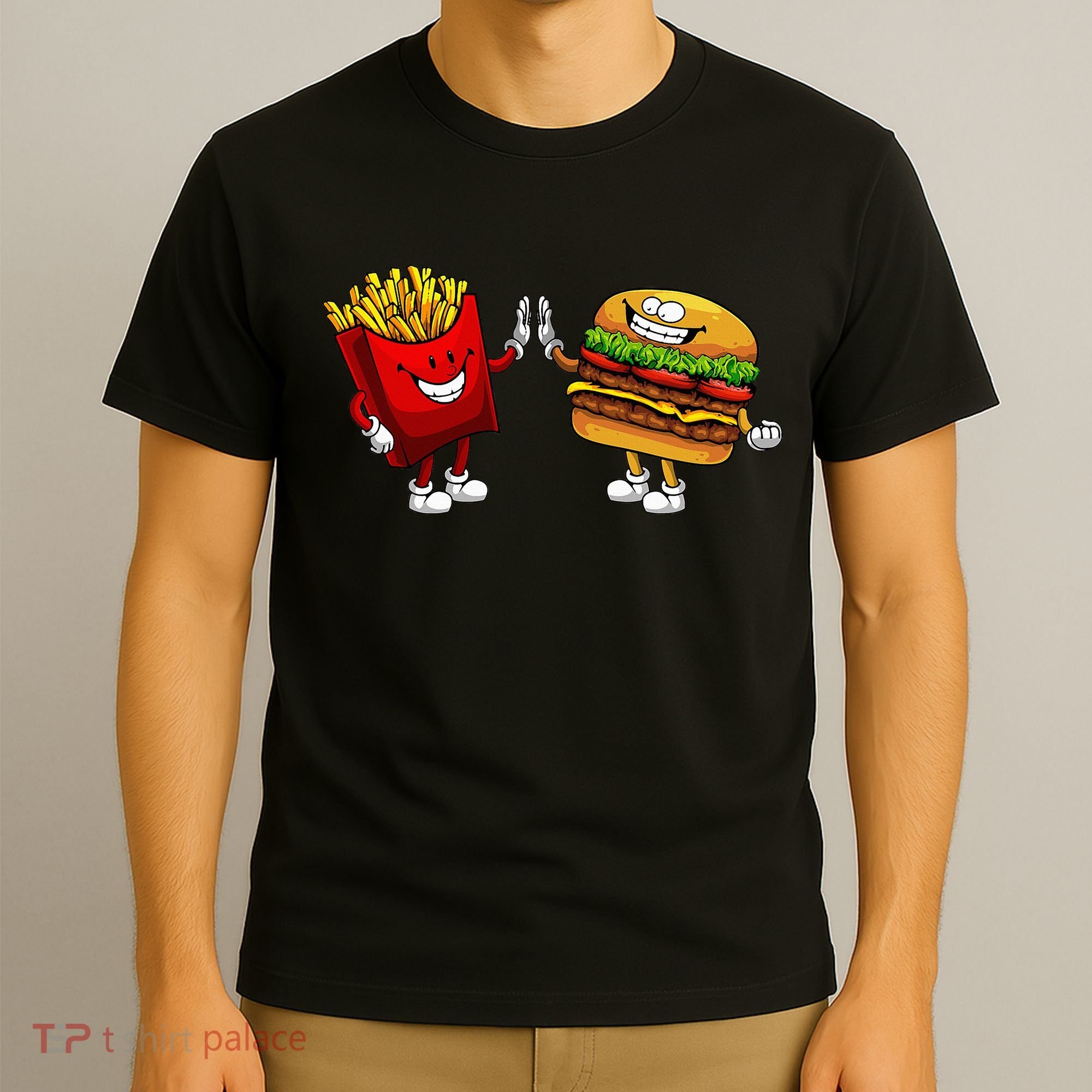 Cute Hamburger Art  Hamburger French T-Shirt