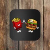 Cute Hamburger Art  Hamburger French Coaster thumb 0