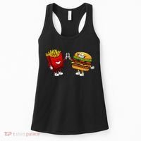 Cute Hamburger Art  Hamburger French Women's Tank Top thumb 0