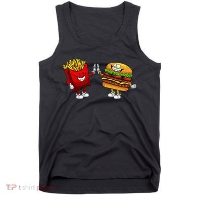 Cute Hamburger Art  Hamburger French Tank Top