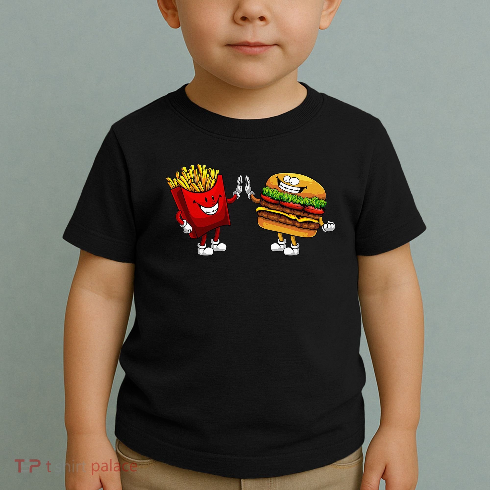 Cute Hamburger Art  Hamburger French Toddler T-Shirt
