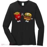 Cute Hamburger Art  Hamburger French Women's Long Sleeve Shirt thumb 0
