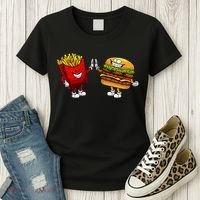 Cute Hamburger Art  Hamburger French Women's T-Shirt thumb 3