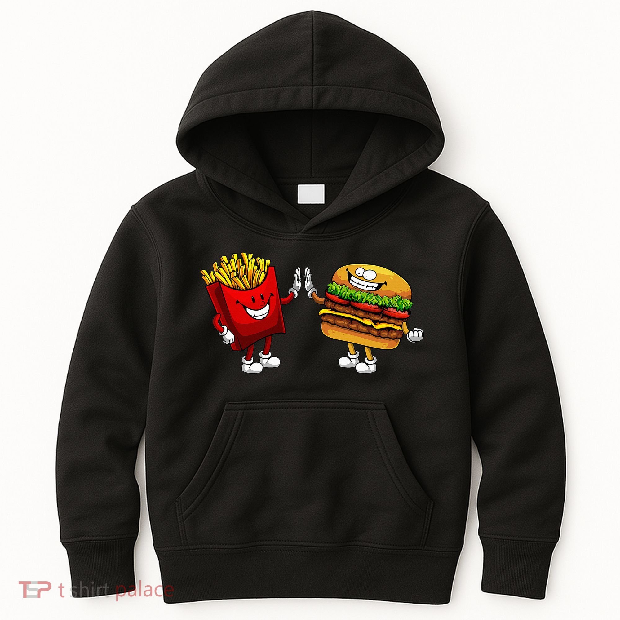 Cute Hamburger Art  Hamburger French Kids Hoodie