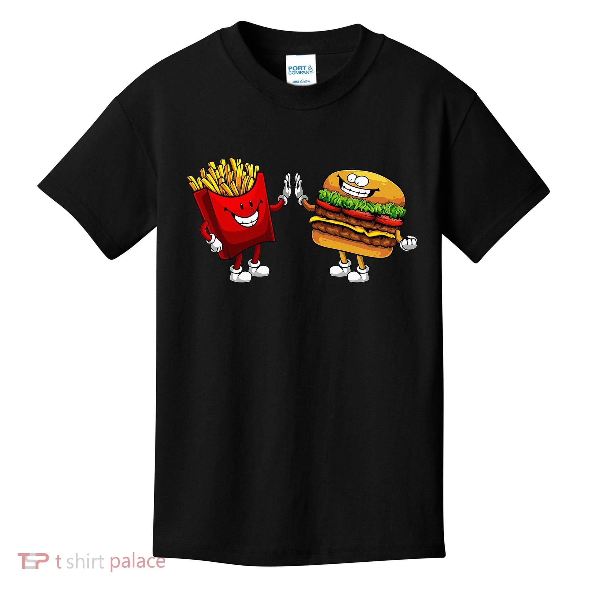 Cute Hamburger Art  Hamburger French Kids T-Shirt