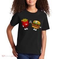 Cute Hamburger Art  Hamburger French Kids T-Shirt thumb 2