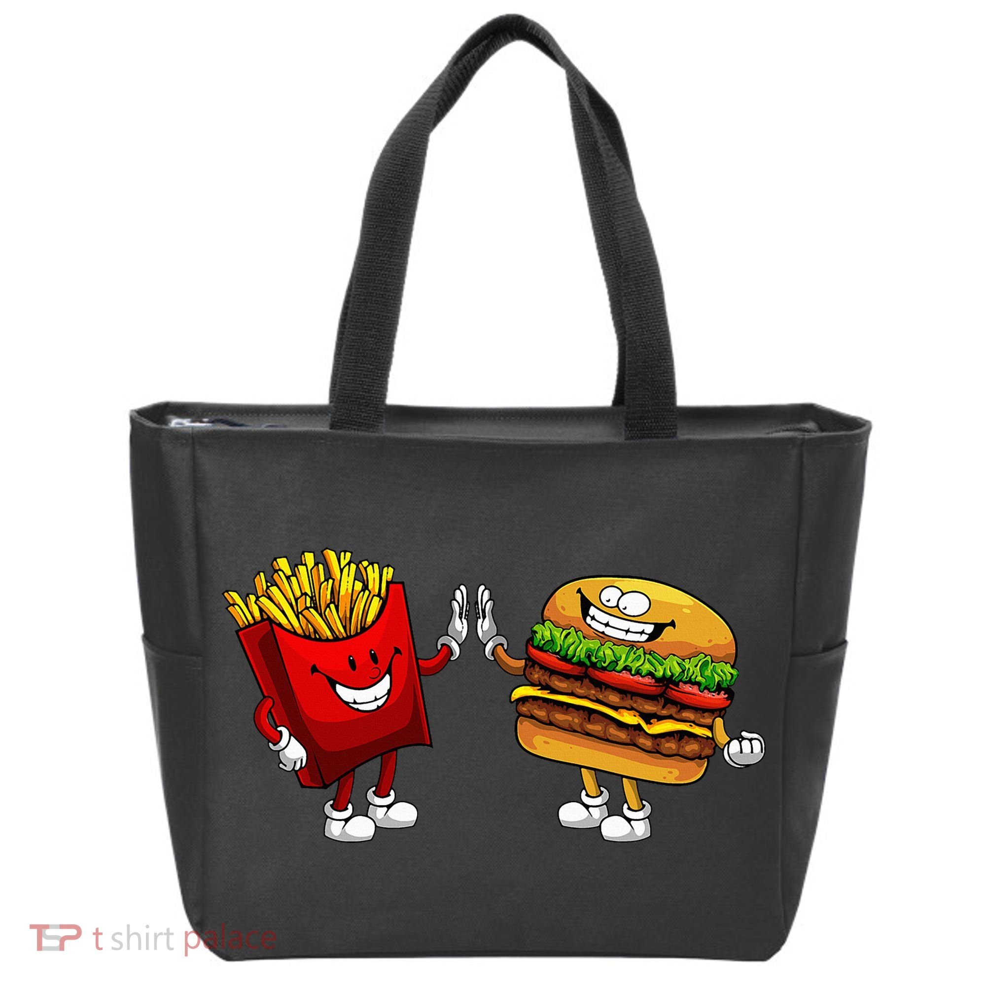 Cute Hamburger Art  Hamburger French Tote Bag