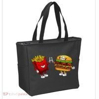 Cute Hamburger Art  Hamburger French Tote Bag thumb 2