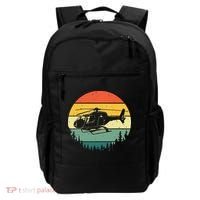 Cute Helicopter Art For Men Women Aviator Helicopter Pilot Backpack thumb 0