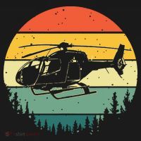 Cute Helicopter Art For Men Women Aviator Helicopter Pilot Backpack thumb 2