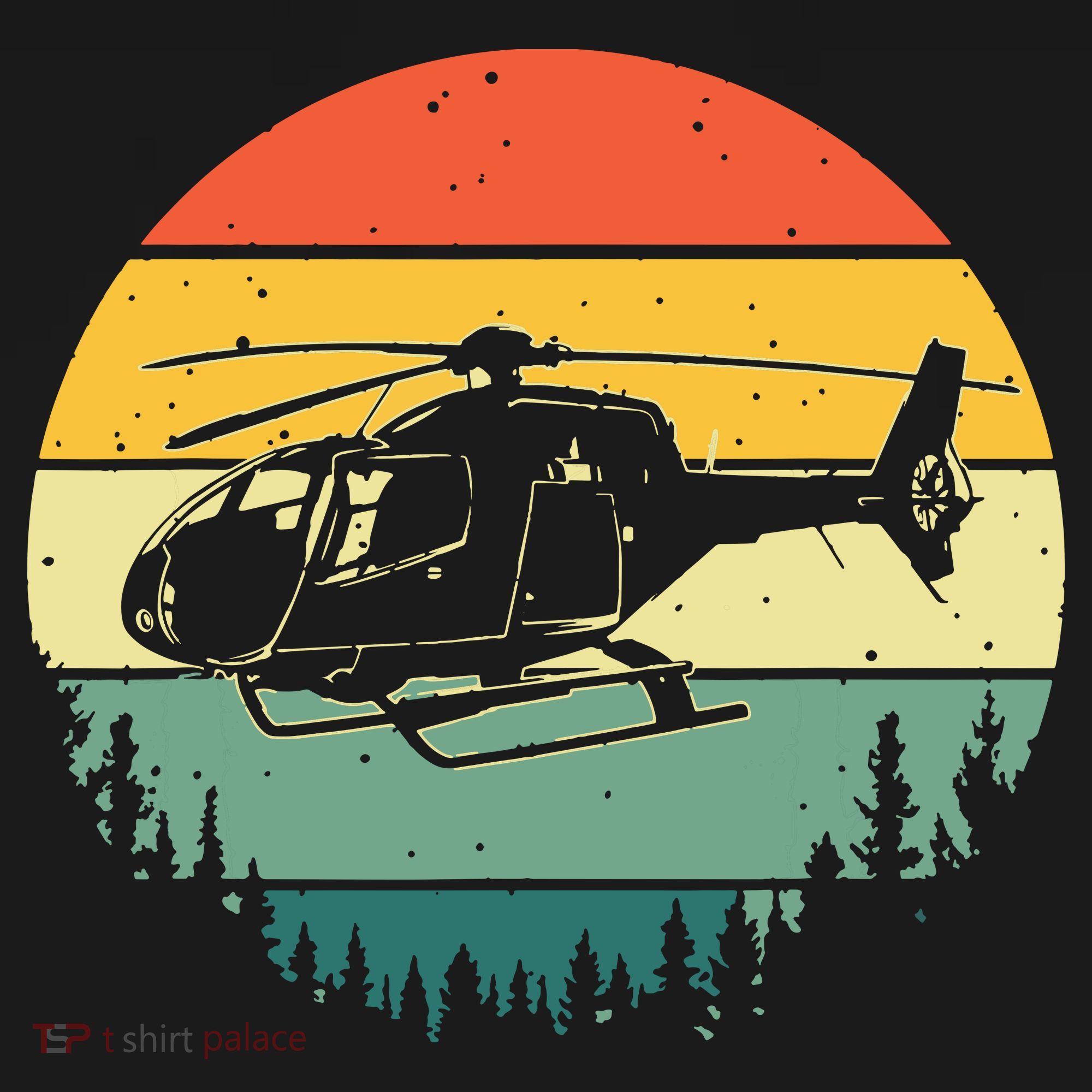 Cute Helicopter Art For Men Women Aviator Helicopter Pilot Backpack