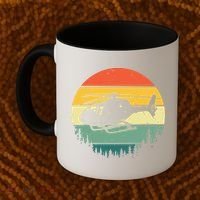 Cute Helicopter Art For Men Women Aviator Helicopter Pilot Coffee Mug thumb 2