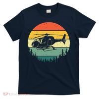 Cute Helicopter Art For Men Women Aviator Helicopter Pilot T-Shirt thumb 0