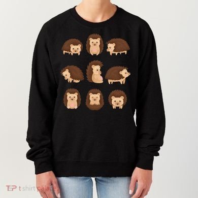 Cute Hedgehog Animal Forest Nature Hedgehog Women's Sweatshirt