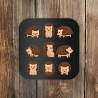 Cute Hedgehog Animal Forest Nature Hedgehog Coaster thumb 0