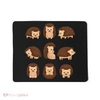 Cute Hedgehog Animal Forest Nature Hedgehog Mousepad thumb 0