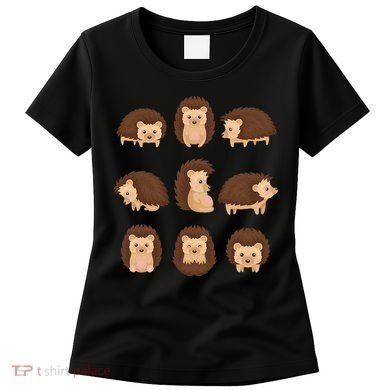 Cute Hedgehog Animal Forest Nature Hedgehog Women's T-Shirt