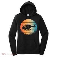 Cute Helicopter Art Aviator Helicopter Pilot Women's Hoodie thumb 0