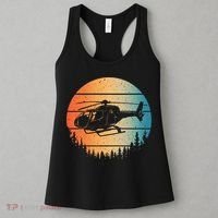 Cute Helicopter Art Aviator Helicopter Pilot Women's Tank Top thumb 3