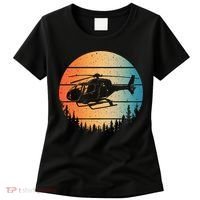 Cute Helicopter Art Aviator Helicopter Pilot Women's T-Shirt thumb 0