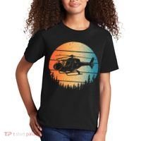 Cute Helicopter Art Aviator Helicopter Pilot Kids T-Shirt thumb 2