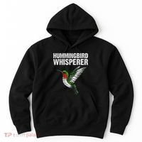 Cute Hummingbird Art Bird Watcher Bird Lover Hoodie thumb 0