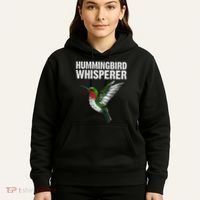 Cute Hummingbird Art Bird Watcher Bird Lover Hoodie thumb 5